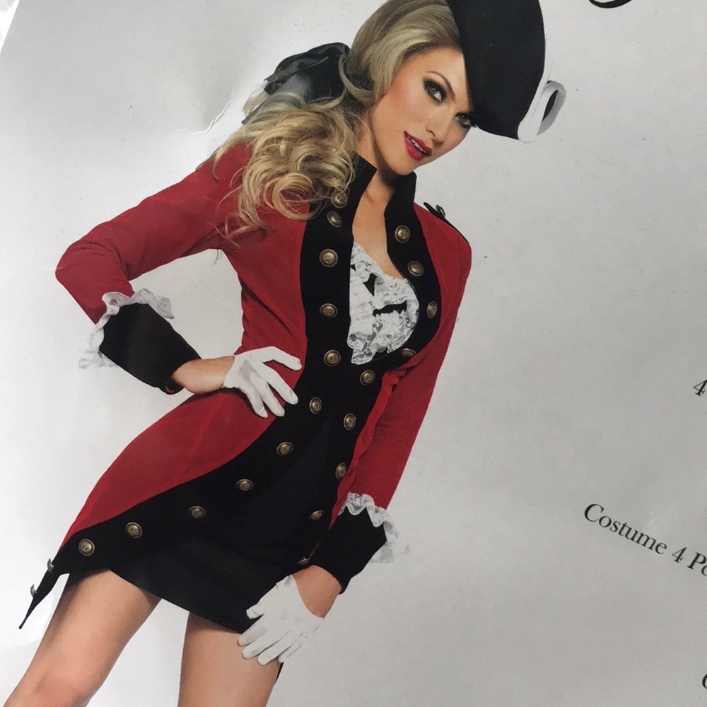 REBEL RED COAT HALLOWEEN COSTUME 🔥